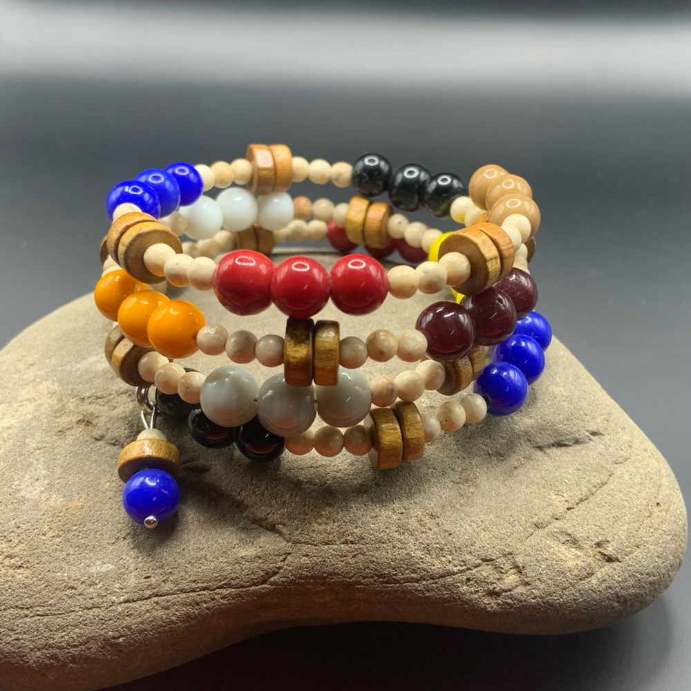 Colorful Beaded Bracelet Set